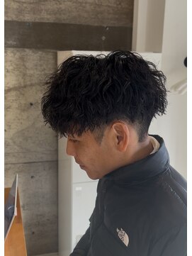 メンズギフト(men's GIFT) 刈り上げツーブロックツイストスパイラルパーママッシュ