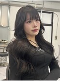 レイヤーカットくびれ巻き