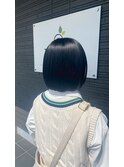 【艶髪】顎ラインボブ　美髪縮毛矯正