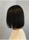 ボブ　切りっぱなしボブ　ミニボブ　BOB