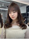 顔型別ヘアスタイル特集/ホワイトグレージュ/ミニウルフ