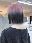 ボブミディアムショート美髪おくれ毛_ba550602