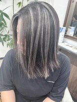 ベルヘアーデザイン 堺東(Belle hair Design)&nbsp;ハイライト切りっぱなし韓国風イルミナカラー堺東20代30代40代