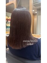 エンシーループユナイテッド(En:C-LOOP UNITED)&nbsp;ココアブラウンカラー×外はねボブ【鹿島 彩】