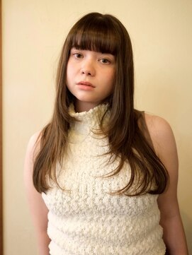 ランプ 代官山(the lamp) 大人前髪あり透明感カラーロングレイヤー