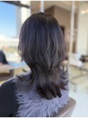 【大人可愛い20代30代40代】ミディアムレイヤー