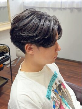 フェザーパーマ【メンズ/パーマ/眉毛/沖縄市/美里】