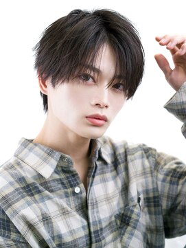 ゼロ 渋谷(XeRo) ツーブロックあり韓国マッシュ【狭めシースルーコンマバング】