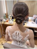 花嫁ウェディングタイトヘア♪