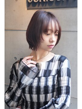 ガリカ 蔵前(Gallica) 【竹之内蔵人】透け前髪 × 外ハネくびれレイヤーショートボブ