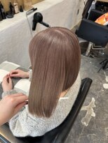 チャプター 問屋町(chapter)&nbsp;ケアブリーチダブルカラーミルクティーグレーベージュカラー韓国