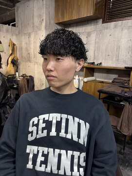 メゾンフォーメン(Maison for men) 波巻きパーマ