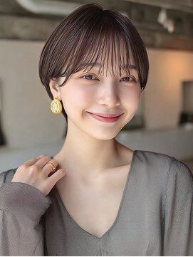 バイエイト(X８) 丸み＆可愛さ引き立つ♪マッシュショート