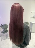 ピンクラベンダーカラーハイトーンブリーチ成増
