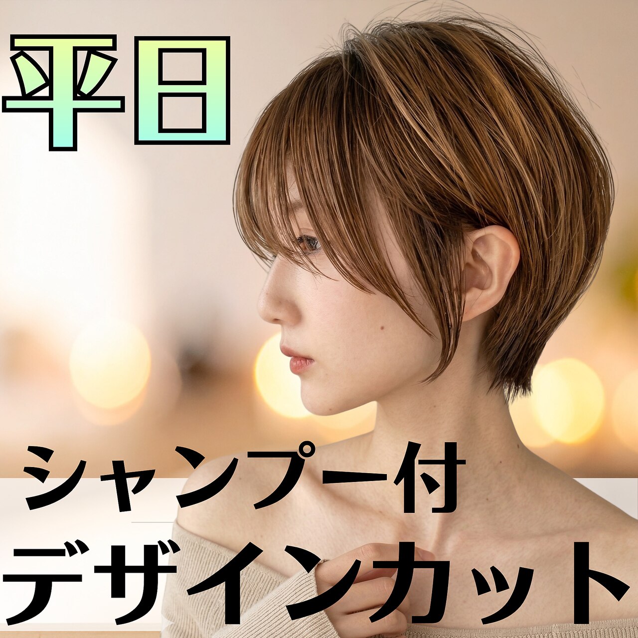 【印象チェンジ★】カウンセリング重視◎デザインカット＋シャンプー　\3200