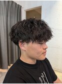 波巻きシャドウパーマ