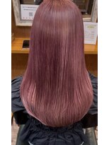 ヘアーサロン アトリエ(Hair salon ATORIE)&nbsp;ロングレイヤーブリーチカラーピンクカラー