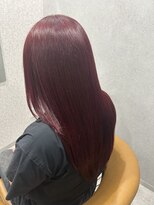 アラン 浦和店(Alan)&nbsp;ブリーチ無しのダブルカラーで叶う！高発色ボルドーカラー♪