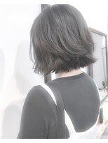 ヘアーアンドアトリエ マール(Hair&Atelier Marl)&nbsp;【Marl外国人風カラー】ダークグレージュの無造作ボブ♪