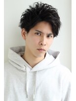 デュノヘアー 神戸三宮店(DUNO hair)&nbsp;【DUNO三ノ宮】メンズパーマ×ワイルドアップバ ング