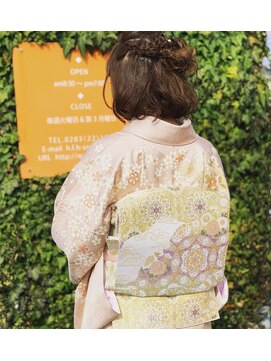 ヘアーデザイン ピニック(hair design P2C) お着物スタイル
