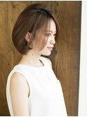 【THiRD】厚めバングローライトショートボブ
