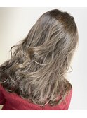 ハイライト×オリーブベージュ！ロング