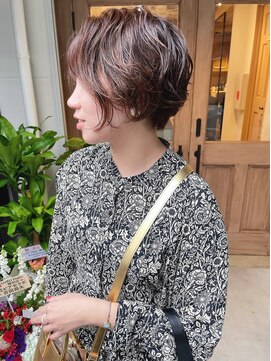 ルアウハク 梅田(LUAU Haku) ・無造作パーマボブ・【Haku/梅田/タクノ】