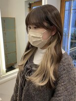 ログ オモテサンドウ(L.O.G OMOTESANDO)&nbsp;『インナーカラーエクステ』自然な仕上がり 10代20代 表参道