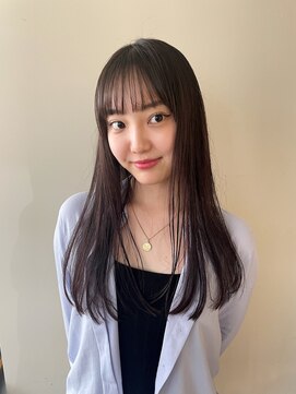 ベル 銀座並木通り店(Belle) ストレートタッチ×シースルーバング