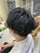 クオリス 上板橋店(QUALIS)&nbsp;メンズマッシュショート【ツイストスパイラルパーマ】