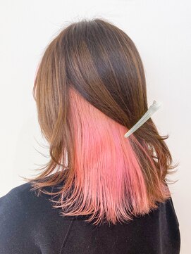 テラス(TERRACE) 【TERRACE】インナーカラーペールピンク