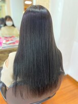 アークスヘアー&nbsp;髪質改善ココアブラウン艶感ストレート透明感赤み消し