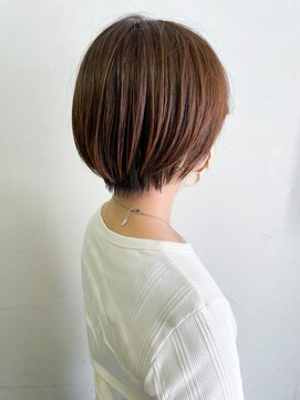 キャンバス バイ ネオリーブ 横浜西口(Canvas by neo.) 大人可愛い小顔丸みショートボブ　20代30代40代