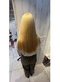 透明感抜群♪ダブルカラーブリーチハイトーンブロンドヘアー池袋