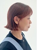 【UHair】大人アプリコットオレンジ/ハイライト/暖色/艶カラー