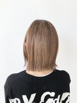 シェリッシュ ノース(Sheriche North)&nbsp;切りっぱなしボブ×シフォンベージュ【ブリーチ要否】