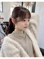 アリスバイアフロート 自由が丘(ALICe by AFLOAT) 結んでも可愛い顔周りカット/サイドバング【自由が丘】