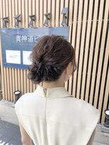 アップスタイル/ゆるふわヘアアレンジ/イベントヘア