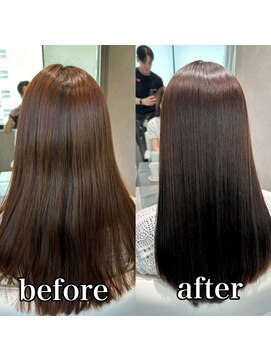 ルミス 銀座(Lumis) ストレートスタイル/艶髪/髪質改善/縮毛矯正/20代30代40代50代