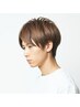 メンズカット＋カラー（ファッション・白髪染めOK）＋頭浸浴＋眉カット＋TR