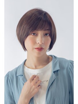 スノードロップ 高円寺店(Snowdrop) 黒髪/ボブルフ/ネビージュ/小顔/ワンレン/高円寺/髪質改善/前髪