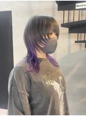 ミディアムウルフ×インナーパープル