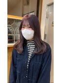 【顔周りカットSayaka】透明感たっぷりラベンダー