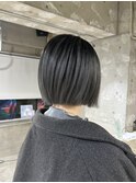 ボブシルバー/船橋/くすみベージュ/シャドールーツ/ハイライト