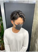 波巻きツイストスパイラルパーマ/フェザーパーマ/眉毛/メンズ