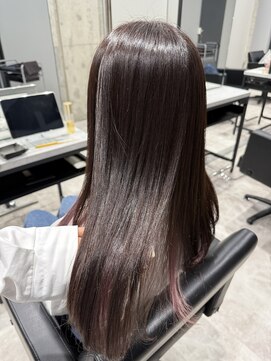 ネオ(neo.) 髪質改善/艶髪/パープルピンク/イヤリングカラー