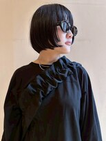 ヴヴ(Bub) 姫カットレイヤー 顔周りカット ミニボブ 黒髪 艶トリートメント