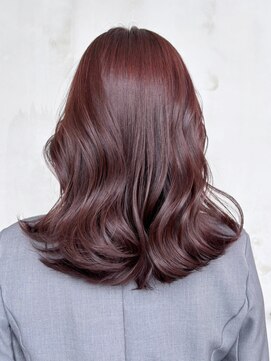 アイティー バイ アルバム 浦和店(IT by ALBUM) チェリーブラウンミディアム美髪顔周りレイヤー_ba512132