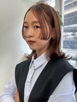 マルケ ドゥ マッシュ(MaruQuee de mashu) アプリコットオレンジ/透明感カラー/大阪梅田/姫カット/茶屋町